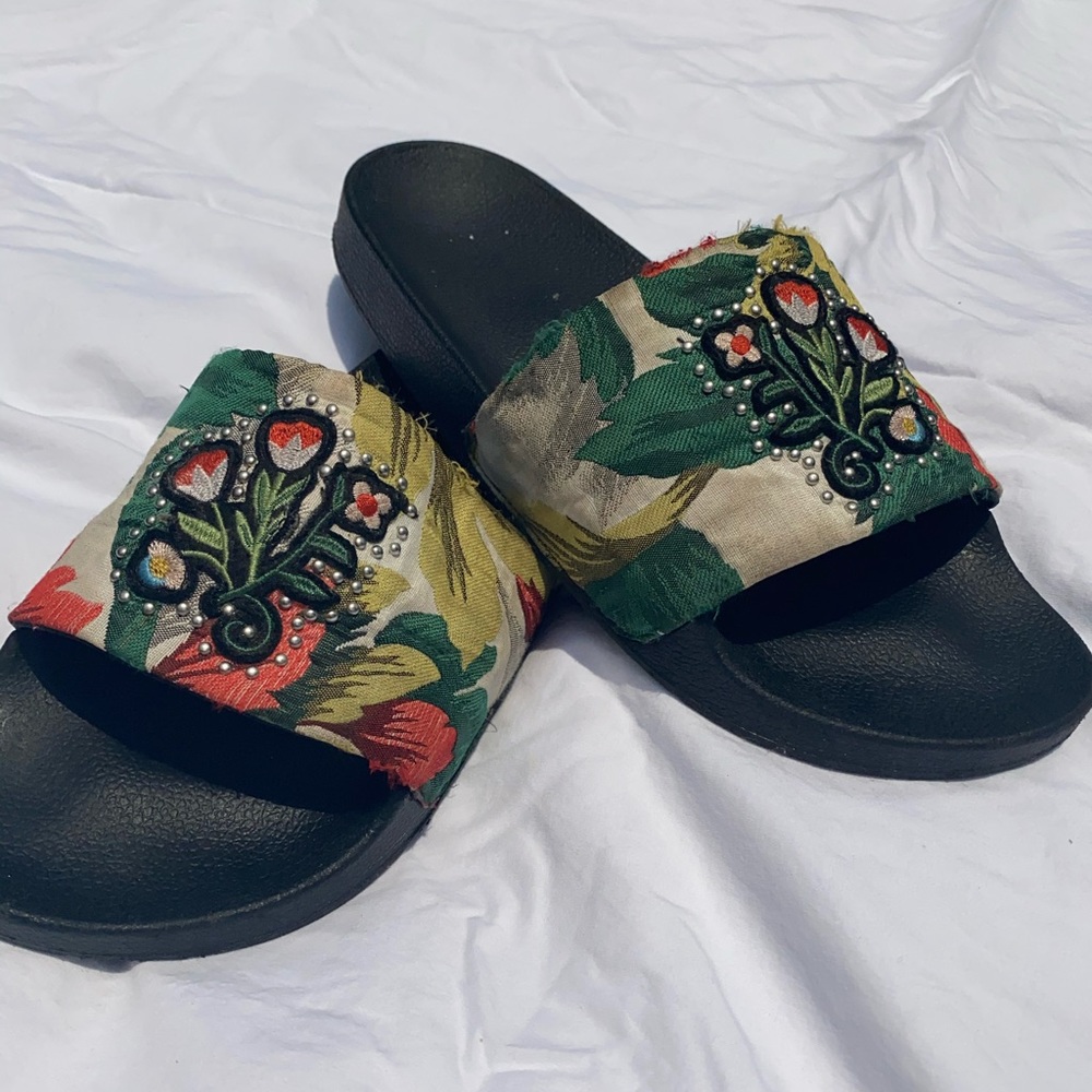 Steve Madden Womens Patch Slides - image 3